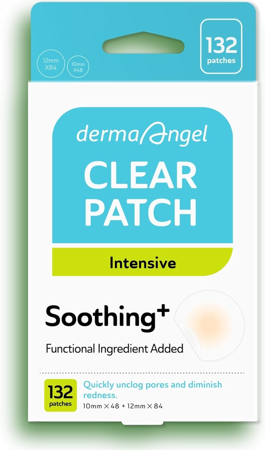 Invisible Salicylic Acid Pimple Patches for Face - Redness Reducing Hydrocolloid Acne Patches, Clear Pimple & Zit Patches for Blind Pimples - 132 Count 2 Sizes Soothing Plus (Clear Patch)