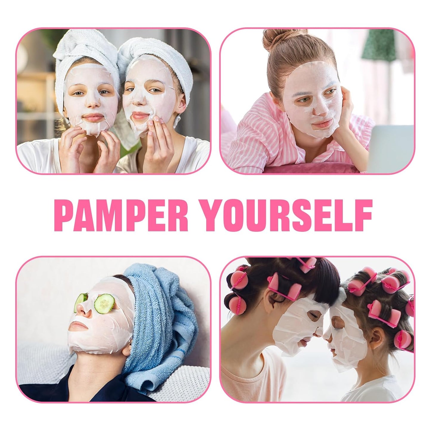 ZealSea Face Masks Skincare, Facial Masks for Women Skin Care, Sheet Masks Beauty with Natural Ingredients, Birthday Party Spa Gift for Kids Teens Girls, Hydrate and Soothe for All Skin Types 7 Pack