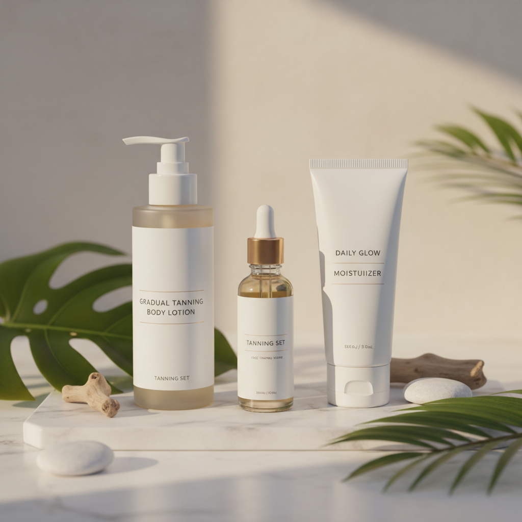 TANNING SET - Complete Sunless Tanning Kit